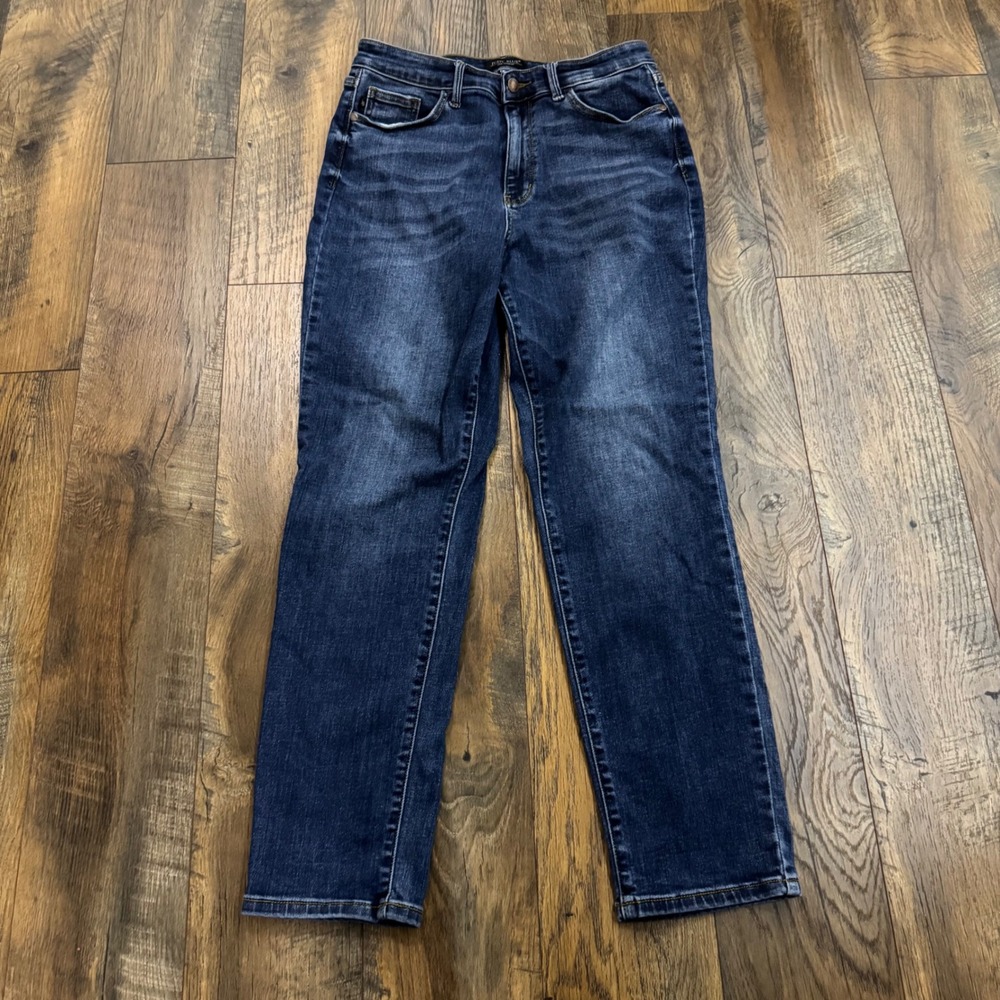 Judy Blue Slim Fit Jeans Dark Wash High Rise‎ Casual Denim Womens 11/30 Stretch